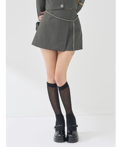 Darich(ダーリッチ)の「チェーンベルトセットアップ(セットアップ・レディース・グレー/ベージュ・M/S)」の10枚目の写真