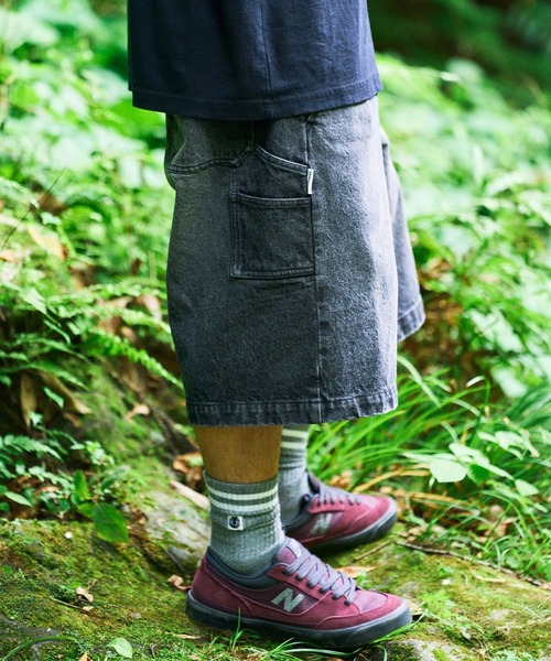 ELEMENT(エレメント)の「ELEMENT/エレメント ハーフパンツ ショートパンツ ショーツ デニム BG021605(デニムパンツ・メンズ・ライトインディゴブルー/ブラック/インディゴブルー・L/XL/M)」の13枚目の写真