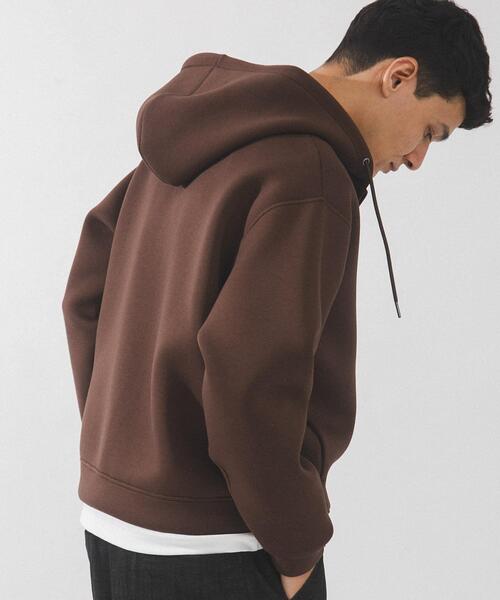 URBAN RESEARCH Sonny Label(アーバンリサーチサニーレーベル)の「ダンボールニットジップアップフーディー(パーカー・メンズ・ブラック/グレー系その他/チャコールグレー/ブラウン・MEDIUM/LARGE/X-LARGE)」の9枚目の写真