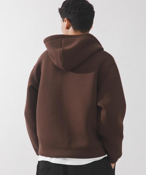 URBAN RESEARCH Sonny Label(アーバンリサーチサニーレーベル)の「ダンボールニットジップアップフーディー(パーカー・メンズ・ブラック/グレー系その他/チャコールグレー/ブラウン・MEDIUM/LARGE/X-LARGE)」の14枚目の写真