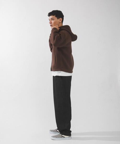 URBAN RESEARCH Sonny Label(アーバンリサーチサニーレーベル)の「ダンボールニットジップアップフーディー(パーカー・メンズ・ブラック/グレー系その他/チャコールグレー/ブラウン・MEDIUM/LARGE/X-LARGE)」の18枚目の写真