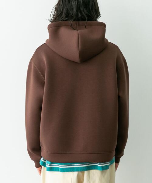 新品未使用品セントアンドリュース、ダンボールニットパーカー、ブラウン URBAN RESEARCH Sonny Label パーカー ダンボールニットジップアップ