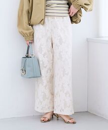 le.coeur blanc | レースイージーワイドパンツ(その他パンツ)