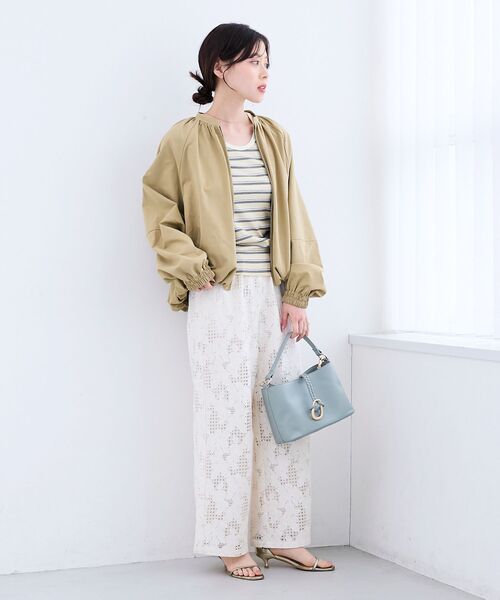 le.coeur blanc(ルクールブラン)の「レースイージーワイドパンツ(その他パンツ・レディース・ミント/ブラック/オフホワイト・38)」の13枚目の写真