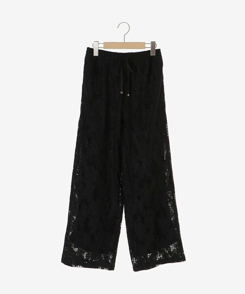 le.coeur blanc(ルクールブラン)の「レースイージーワイドパンツ(その他パンツ・レディース・ミント/ブラック/オフホワイト・38)」の10枚目の写真