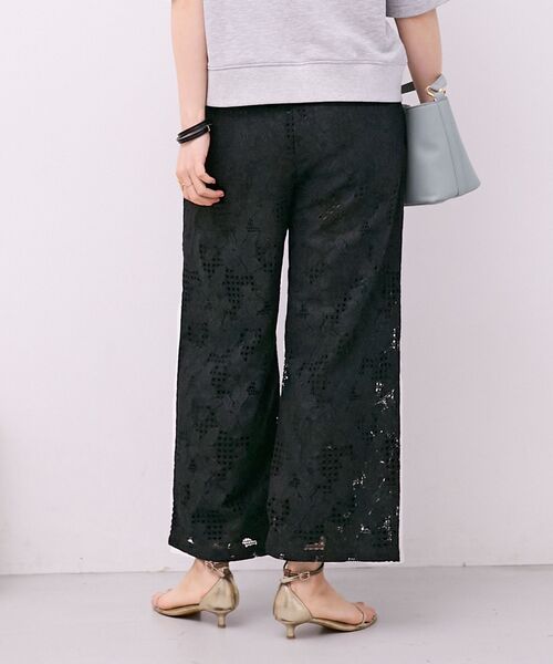 le.coeur blanc(ルクールブラン)の「レースイージーワイドパンツ(その他パンツ・レディース・ミント/ブラック/オフホワイト・38)」の13枚目の写真