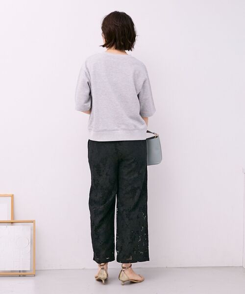 le.coeur blanc(ルクールブラン)の「レースイージーワイドパンツ(その他パンツ・レディース・ミント/ブラック/オフホワイト・38)」の18枚目の写真