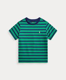 POLO RALPH LAUREN CHILDRENSWEAR | ストライプド コットン ジャージー Tシャツ(Tシャツ/カットソー)