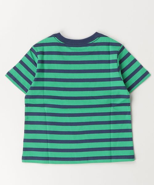 POLO RALPH LAUREN CHILDRENSWEAR(ポロ ラルフ ローレン チルドレンズウェア)の「ストライプド コットン ジャージー Tシャツ(Tシャツ/カットソー・キッズ・グリーン・3/4/6/7)」の2枚目の写真