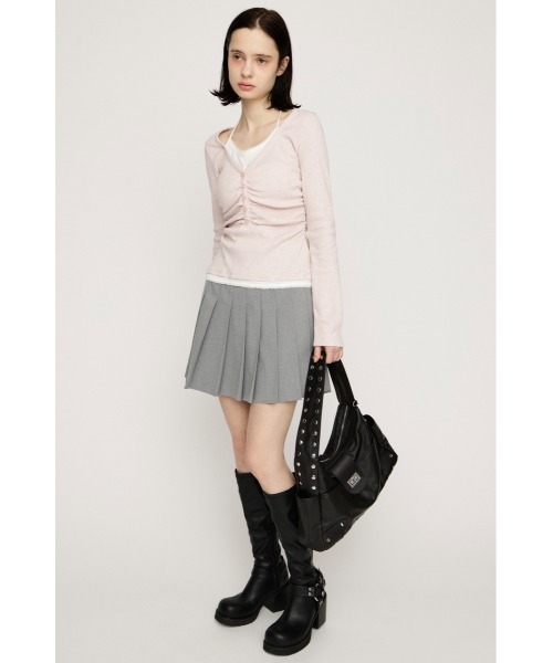 LAYERED LIKE CUT TOPS レイヤードライクカットトップス 春服（Tシャツ