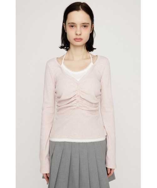 SLY LAYERED LIKE CUT トップス SLY | 【SNSで話題！】LAYERED LIKE CUT トップス (Tシャツ