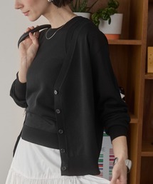 SPORTMAX カーディガン&タンクトップ アンサンブル 黒 M タンクトップ カーディガン セット」に該当するファッション通販
