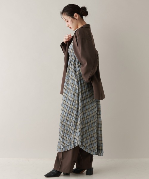 RAGEBLUE(レイジブルー)の「バックリボン/楊柳柄キャミワンピース(ワンピース・レディース・ブルー系/ブラック系/ネイビー系/ホワイト系・FREE)」の17枚目の写真