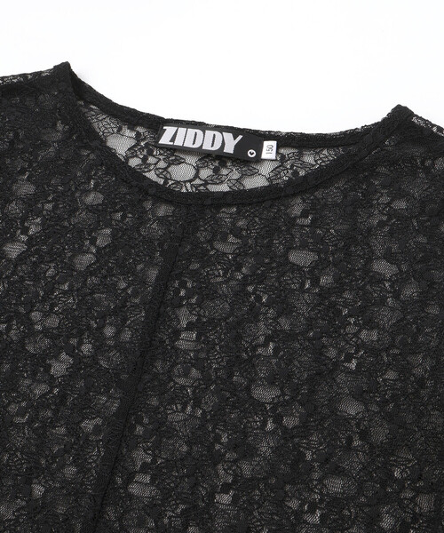 ZIDDY（ジディ）の「チュールレースアップTシャツセット(130~160cm)（その他トップス・キッズ・グレー/ブラック・150cm/140cm/130cm/FREE）」の11枚目の写真