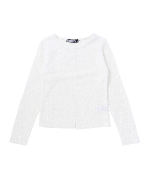 ZIDDY（ジディ）の「チュールレースアップTシャツセット(130~160cm)（その他トップス・キッズ・グレー/ブラック・150cm/140cm/130cm/FREE）」の19枚目の写真