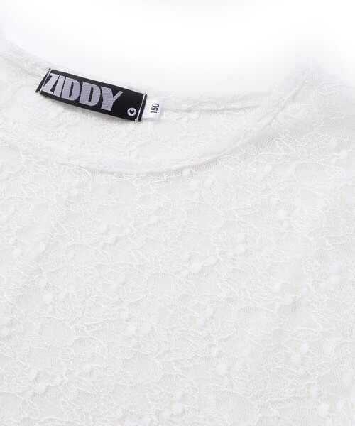 ZIDDY（ジディ）の「チュールレースアップTシャツセット(130~160cm)（その他トップス・キッズ・グレー/ブラック・150cm/140cm/130cm/FREE）」の21枚目の写真