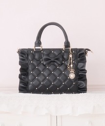 Pal elfy（パルエルフィー）の「ビジュー付きキルティング姫痛バ（ショルダーバッグ）」