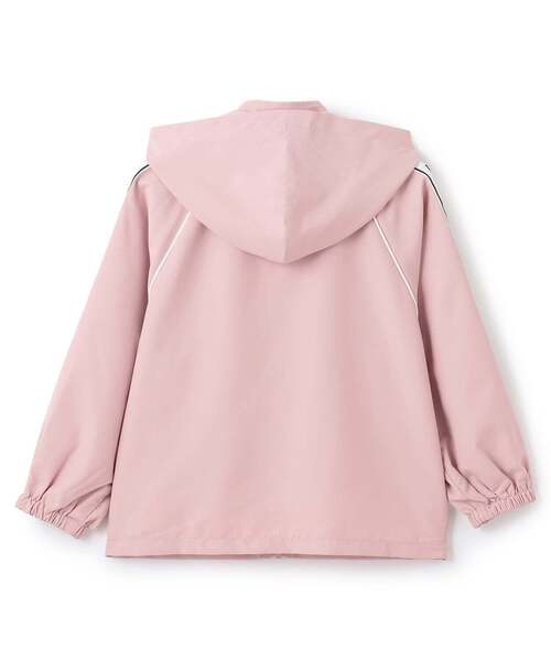 X-girl Stages（エックスガールステージス）の「肩ロゴラインブルゾン（ブルゾン・キッズ・ブラック/ピンク・130cm/120cm/100cm/110cm/140cm/90cm）」の3枚目の写真