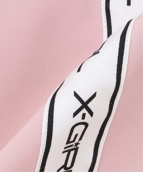 X-girl Stages（エックスガールステージス）の「肩ロゴラインブルゾン（ブルゾン・キッズ・ブラック/ピンク・130cm/120cm/100cm/110cm/140cm/90cm）」の10枚目の写真