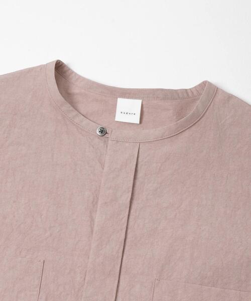 かぐれ（カグレ）の「コットンリネンWポケットシャツ（シャツ/ブラウス・レディース・ピンク/ネイビー/ブルー・FREE）」の11枚目の写真