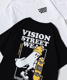 VISION STREET WEAR | VISION STREET WEAR/ヴィジョンストリートウェア オーバーサイズ フロント/バックプリント ロゴ ワンポイント 半袖Tシャツ/レディース メンズ(Tシャツ/カットソー)