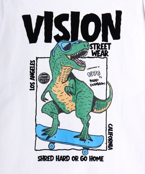 VISION STREET WEAR(ヴィジョンストリートウェア)の「VISION STREET WEAR/ヴィジョンストリートウェア オーバーサイズ フロント/バックプリント ロゴ ワンポイント 半袖Tシャツ/レディース メンズ(Tシャツ/カットソー・メンズ・ホワイト系その他/ブラック系その他/ブラック/ホワイト系その他2/ホワイト系その他3/ブラック系その他2/ブラック系その他3/ホワイト・LL/M/L)」の19枚目の写真