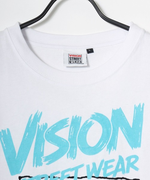 VISION STREET WEAR(ヴィジョンストリートウェア)の「VISION STREET WEAR/ヴィジョンストリートウェア オーバーサイズ フロント/バックプリント ロゴ ワンポイント 半袖Tシャツ/レディース メンズ(Tシャツ/カットソー・メンズ・ホワイト系その他/ブラック系その他/ブラック/ホワイト系その他2/ホワイト系その他3/ブラック系その他2/ブラック系その他3/ホワイト・LL/M/L)」の18枚目の写真