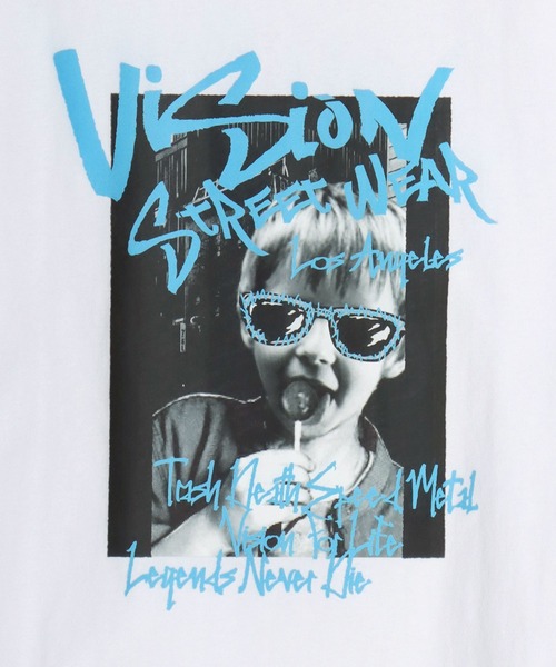 VISION STREET WEAR(ヴィジョンストリートウェア)の「VISION STREET WEAR/ヴィジョンストリートウェア オーバーサイズ フロント/バックプリント ロゴ ワンポイント 半袖Tシャツ/レディース メンズ(Tシャツ/カットソー・メンズ・ホワイト系その他/ブラック系その他/ブラック/ホワイト系その他2/ホワイト系その他3/ブラック系その他2/ブラック系その他3/ホワイト・LL/M/L)」の22枚目の写真