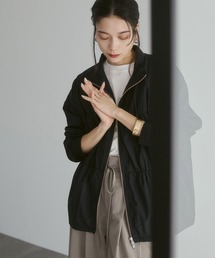 hunch（ハンチ）の「ナイロン シャーリングWジップブルゾン（ブルゾン）」