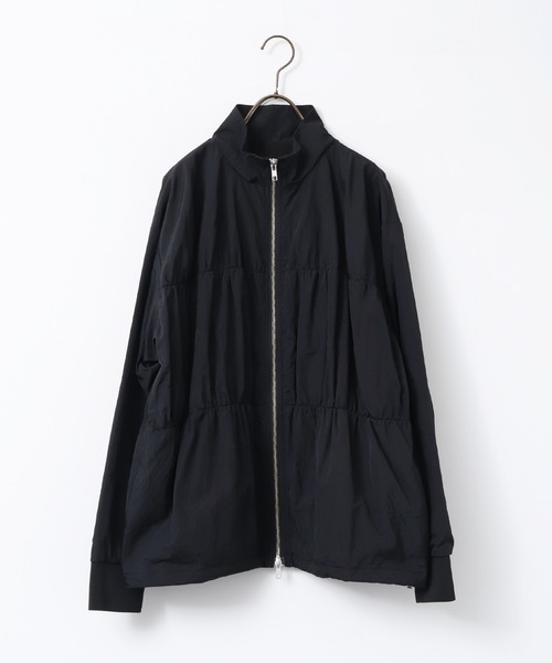 hunch（ハンチ）の「ナイロン シャーリング ダブルジップブルゾン（ブルゾン・レディース・ブラック/アイボリー/セージグリーン・FREE）」の14枚目の写真