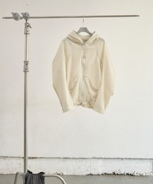 SEMI SHEER FULL ZIP UP HOODIE