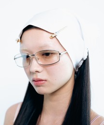 Carmelo（カーメロ）の「Metal Diamond Flat Hair Clip (silver/gold) / ダイヤラインストーン メタルヘアクリップ（バレッタ/ヘアクリップ）」