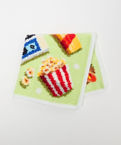 feiler（フェイラー）の「【別注】＜FEILER＞EIGHTIES ハンカチ（ハンカチ/ハンドタオル・レディース・ホワイト/ライム・FREE）」の3枚目の写真