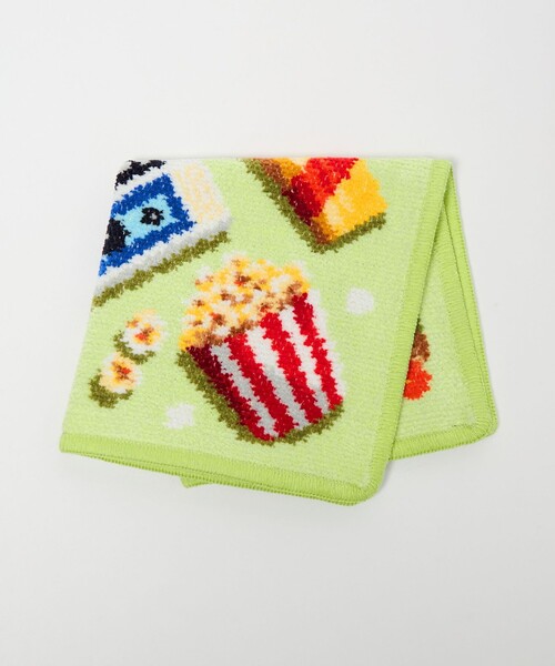 feiler（フェイラー）の「【別注】＜FEILER＞EIGHTIES ハンカチ（ハンカチ/ハンドタオル・レディース・ホワイト/ライム・FREE）」の7枚目の写真