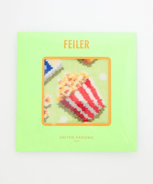 feiler（フェイラー）の「【別注】＜FEILER＞EIGHTIES ハンカチ（ハンカチ/ハンドタオル・レディース・ホワイト/ライム・FREE）」の9枚目の写真
