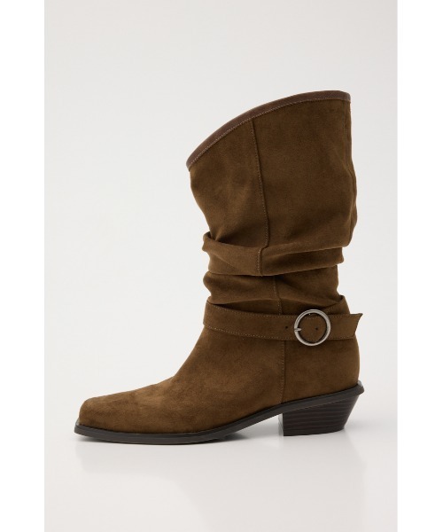 LAGUA GEM（ラグアジェム）の「FORWARD DROP BELT ブーツ（ブーツ・レディース・ブラウン/ブラック・MEDIUM/SMALL/LARGE）」の2枚目の写真