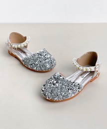 MAISON SELECT（メゾンセレクト）の「2C97-MZ ビジューデザイン キラキラ フラットシューズ（パンプス）」