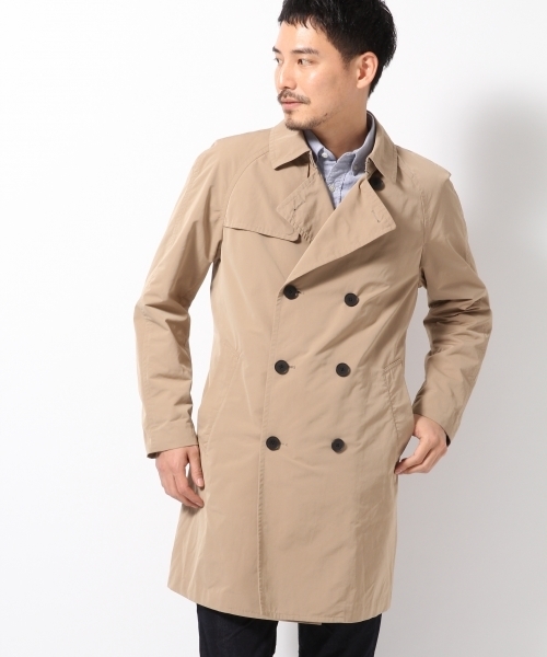 GLOBAL WORK(グローバルワーク)の「【WEB限定価格】トレンチコート/705467(トレンチコート・メンズ・ダークブルー/ベージュ・LARGE/MEDIUM)」の2枚目の写真
