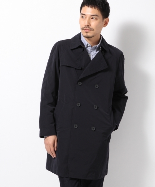 GLOBAL WORK(グローバルワーク)の「【WEB限定価格】トレンチコート/705467(トレンチコート・メンズ・ダークブルー/ベージュ・LARGE/MEDIUM)」の1枚目の写真