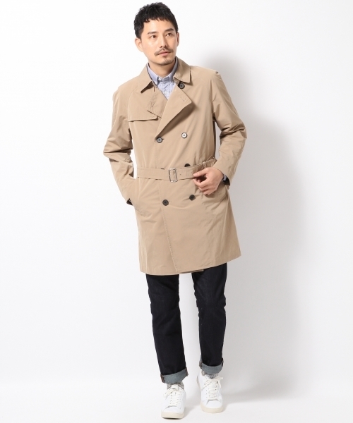 GLOBAL WORK(グローバルワーク)の「【WEB限定価格】トレンチコート/705467(トレンチコート・メンズ・ダークブルー/ベージュ・LARGE/MEDIUM)」の17枚目の写真