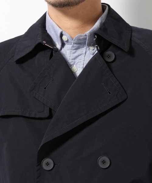 GLOBAL WORK(グローバルワーク)の「【WEB限定価格】トレンチコート/705467(トレンチコート・メンズ・ダークブルー/ベージュ・LARGE/MEDIUM)」の15枚目の写真