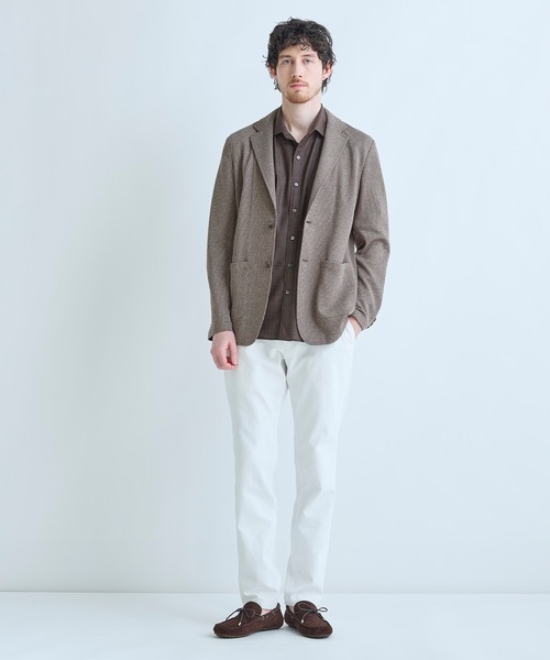 MEN'S BIGI(メンズビギ)の「トリアセ麻調 7分袖シャツ<接触冷感/UVカット/イージーケア>(シャツ/ブラウス・メンズ・ブルー/ライトグレー/グリーン/ブラウン・03/04/01/02)」の12枚目の写真