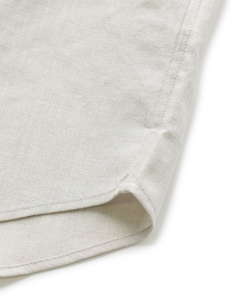 MEN'S BIGI(メンズビギ)の「トリアセ麻調 7分袖シャツ<接触冷感/UVカット/イージーケア>(シャツ/ブラウス・メンズ・ブルー/ライトグレー/グリーン/ブラウン・03/04/01/02)」の18枚目の写真