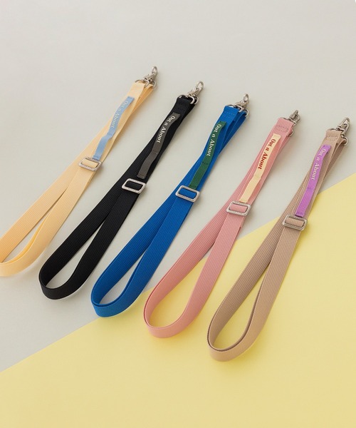 ロゴテープショルダーストラップ【B】（スマホグッズ）｜Out n About