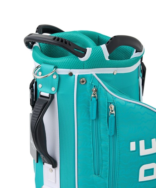 JUN&ROPE'（ジュンアンドロペ）の「ウェーブボーダー柄キャディーバッグ/ユニセックス・軽量（ゴルフグッズ・レディース・ブラック/ホワイト/ターコイズブルー・FREE）」の21枚目の写真