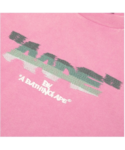 AAPE BY A BATHING APE(エーエイプバイアベイシングエイプ)の「AAPE FANCY MAIN TEE(Tシャツ/カットソー・メンズ・ライトピンク・LARGE/MEDIUM/SMALL/X-LARGE)」の3枚目の写真