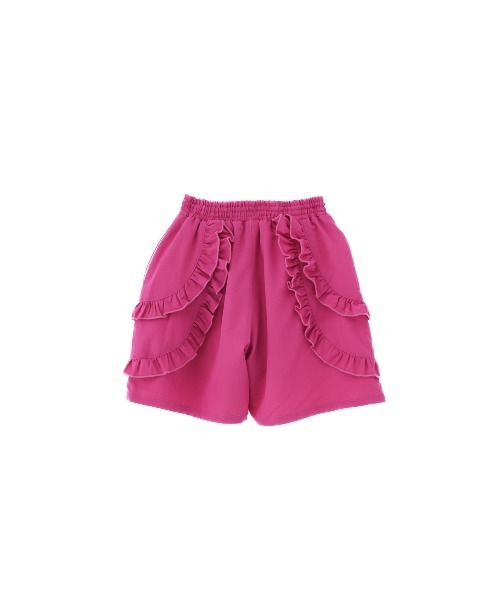 unica（ユニカ）の「ダブルフリルショートパンツ  laides（その他パンツ・レディース・ピンク/ブラック/グレー・F）」の12枚目の写真