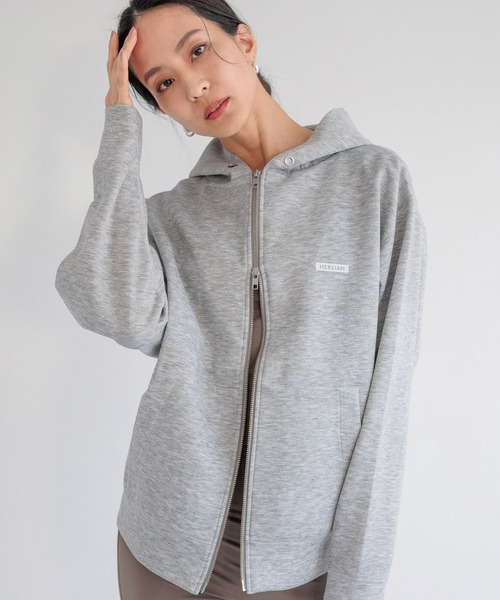 HEREIAM（ヘレイアム）の「【HEREIAM MEN】ユニセックス/バックグラフィックパーカー（パーカー・メンズ・グレー/ブラック・LARGE/MEDIUM）」の2枚目の写真