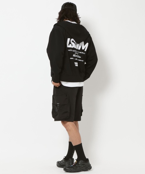 HEREIAM（ヘレイアム）の「【HEREIAM MEN】ユニセックス/バックグラフィックパーカー（パーカー・メンズ・グレー/ブラック・LARGE/MEDIUM）」の5枚目の写真