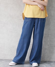 ウエストリブベイカーワイドパンツ